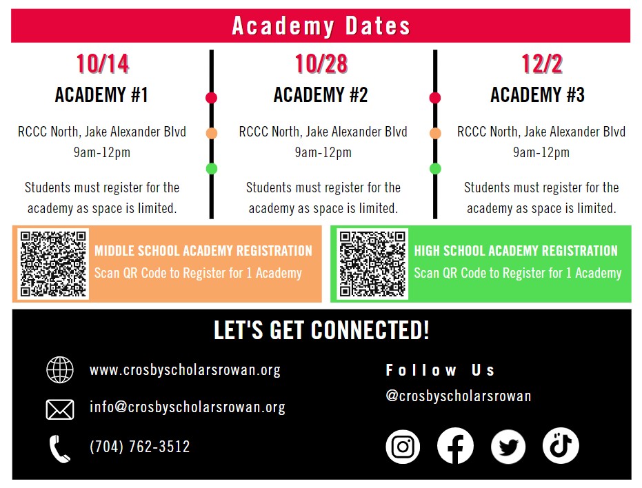 2023-24 Academy Dates